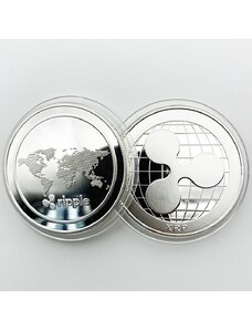 IZMAEL Mince Ripple Coin Stříbrná