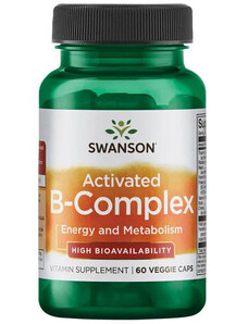 Swanson Activated B-Complex High Bioavailability 60 ks, vegetariánská kapsle