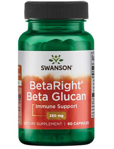 Swanson BetaRight Beta Glucans 60 ks, kapsle, 250 mg