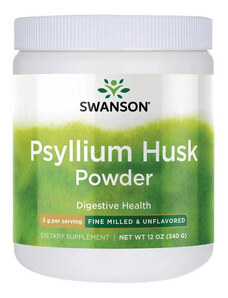Swanson Psyllium Husk Powder 340 g, prášek, 5 g