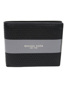 Pánská peněženka Michael Kors - černá s šedým pruhem