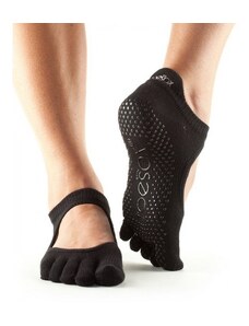BELLARINA prstové protiskluzové ponožky ToeSox - BLACK černá S