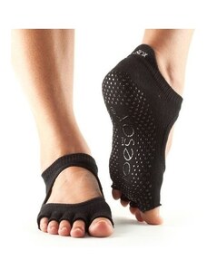 BELLARINA bezprstové protiskluzové ponožky ToeSox - BLACK černá S