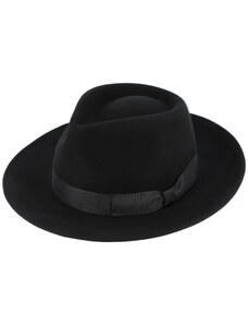 Kašmírový černý luxusní klobouk Fiebig - limitovaná kolekce Fiebig