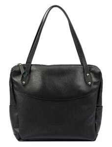 Luxusní kožená kabelka Pierre Cardin 5335 EDF černá