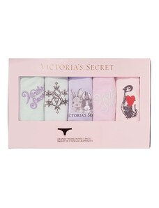 Victoria's Secret 5-pack kalhotek v dárkovém boxu