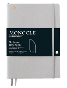 Zápisník Monocle by Leuchtturm1917 Paperback B5+, šedý tečkovaný