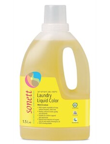 Tekutý prostředek na praní color máta & citrón Sonett 1,5L
