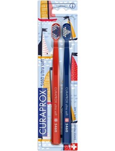 Curaprox - Sada zubních kartáčků - CS Ultra Soft 5460 2-pack Sailing edition - náhodná barva