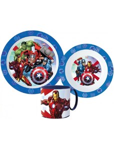 Stor Sada plastového nádobí Avengers s hrnkem