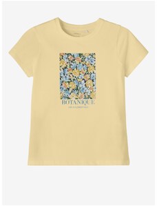 Žluté holčičí vzorované tričko name it Damily - unisex
