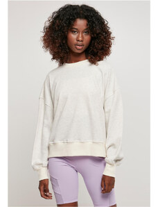 Dámský pulovr // Urban Classics Ladies Oversized Rainbow Crewneck lightgrey