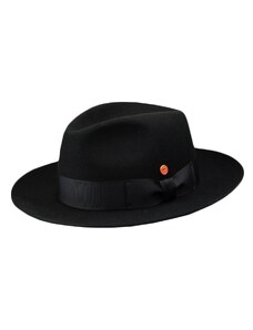Společenský černý klobouk Mayser z králičí plsti - Atos Mayser