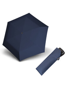Doppler Mini Slim Carbonsteel tmavě modrý - dámský plochý skládací deštník