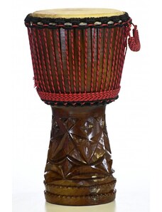 Bali Djembe/vyřezáváný buben star 50 cm