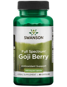 Swanson Goji Berry 60 ks, kapsle, 500 mg