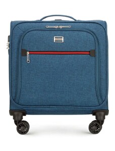 Cestovní kufr Wittchen, modrá, polyester