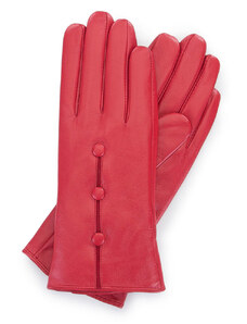Červené, kožené dámské rukavice | 40 kousků - GLAMI.cz
