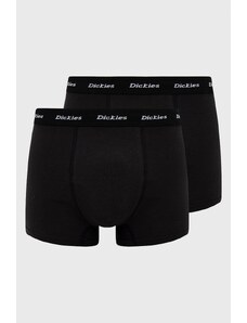Boxerky Dickies (2-pack) pánské, černá barva, DK0A4XOCBLK-BLACK