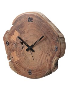 Akátové nástěnné hodiny Kave Home Asiriq 35 cm