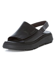 Černé, kožené dámské sandály | 600 kousků - GLAMI.cz