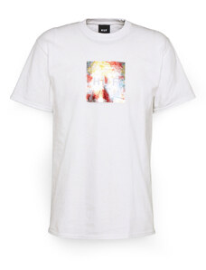 HUF Flower Box Logo Tee White