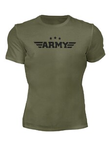 MOTIVATED - Vojenské triko (zelená) 345
