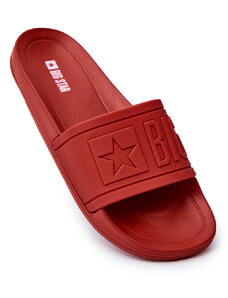 Big Star Shoes Pánské pantofle Big Star - červené