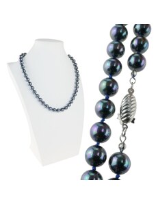 Alexis Marten Perlový náhrdelník modrý Shell perly 10 mm - Cameron