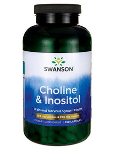 Swanson Choline & Inositol 250 ks, kapsle
