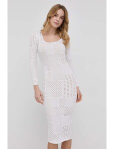 Bílé, krajkové, pouzdrové šaty | 80 kousků - GLAMI.cz