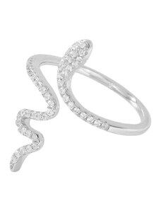 LU-JI Stříbrný prsten Snake