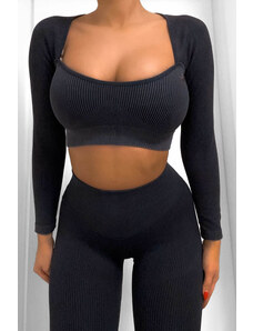 Gymclothes Dámský sportovní top Capable Black