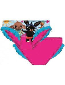 Setino Dětské plavky / dívčí plavkové kalhotky Zajíček Bing - tmavě růžové - vel.