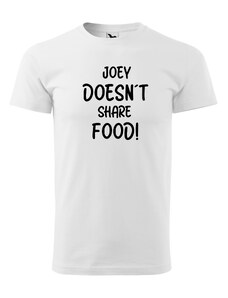 Fenomeno Pánské tričko Joey doesnt share food - bílé