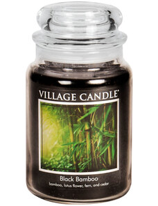 VILLAGE CANDLE vonná svíčka ve skle Black Bamboo, velká