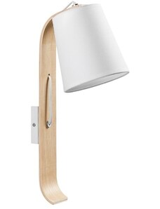 Dubové nástěnné světlo Kave Home Repcy 44 cm
