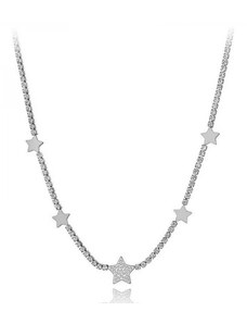 Victoria Filippi Stainless Steel Ocelový choker náhrdelník Patricia - chirurgická ocel, hvězdy