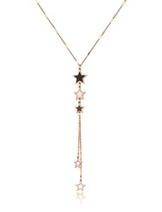 Victoria Filippi Stainless Steel Ocelový náhrdelník Marica Gold - chirurgická ocel, hvězdy