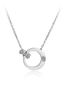 Victoria Filippi Stainless Steel Ocelový náhrdelník se zirkony Carla - chirurgická ocel