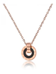 Victoria Filippi Stainless Steel Ocelový náhrdelník Sommia Black Gold - chirurgická ocel
