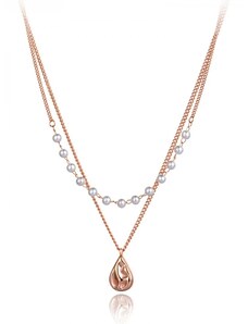 Victoria Filippi Stainless Steel Ocelový náhrdelník Réa - chirurgická ocel, perla