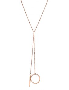 Victoria Filippi Stainless Steel Ocelový dlouhý náhrdelník Jenny Gold - chirurgická ocel