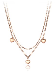 Victoria Filippi Stainless Steel Ocelový náhrdelník Manila - chirurgická ocel, srdce