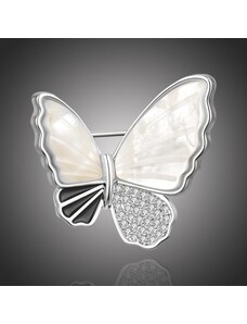 Éternelle Exkluzivní brož se zirkony Antonella - motýl