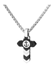 Manoki Pánský ocelový náhrdelník Felix - chirurgická ocel, kříž