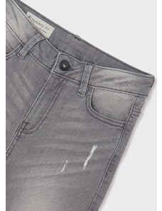 Chlapecké džínové kalhoty Mayoral 6566-88 šedá