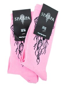 spaspa SPA SPA ponožky - medúza /růžové