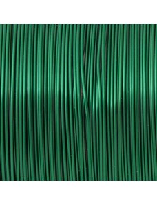 EU Dekorační drátek 0,3mm/10m tmavě zelená