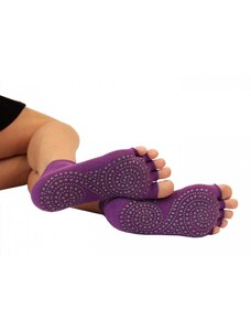 JOGA NO FINGER trainer bezprstové ponožky ToeToe fialová M
